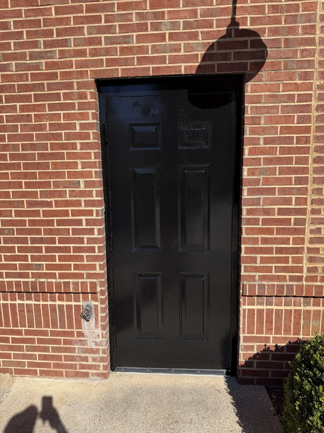 After: service door