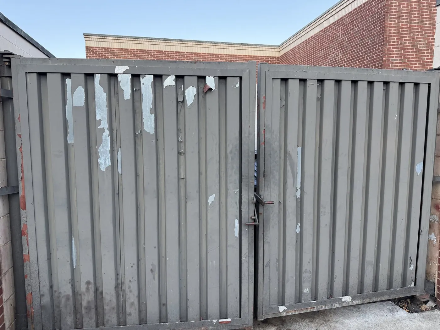 Before: enclosure gates